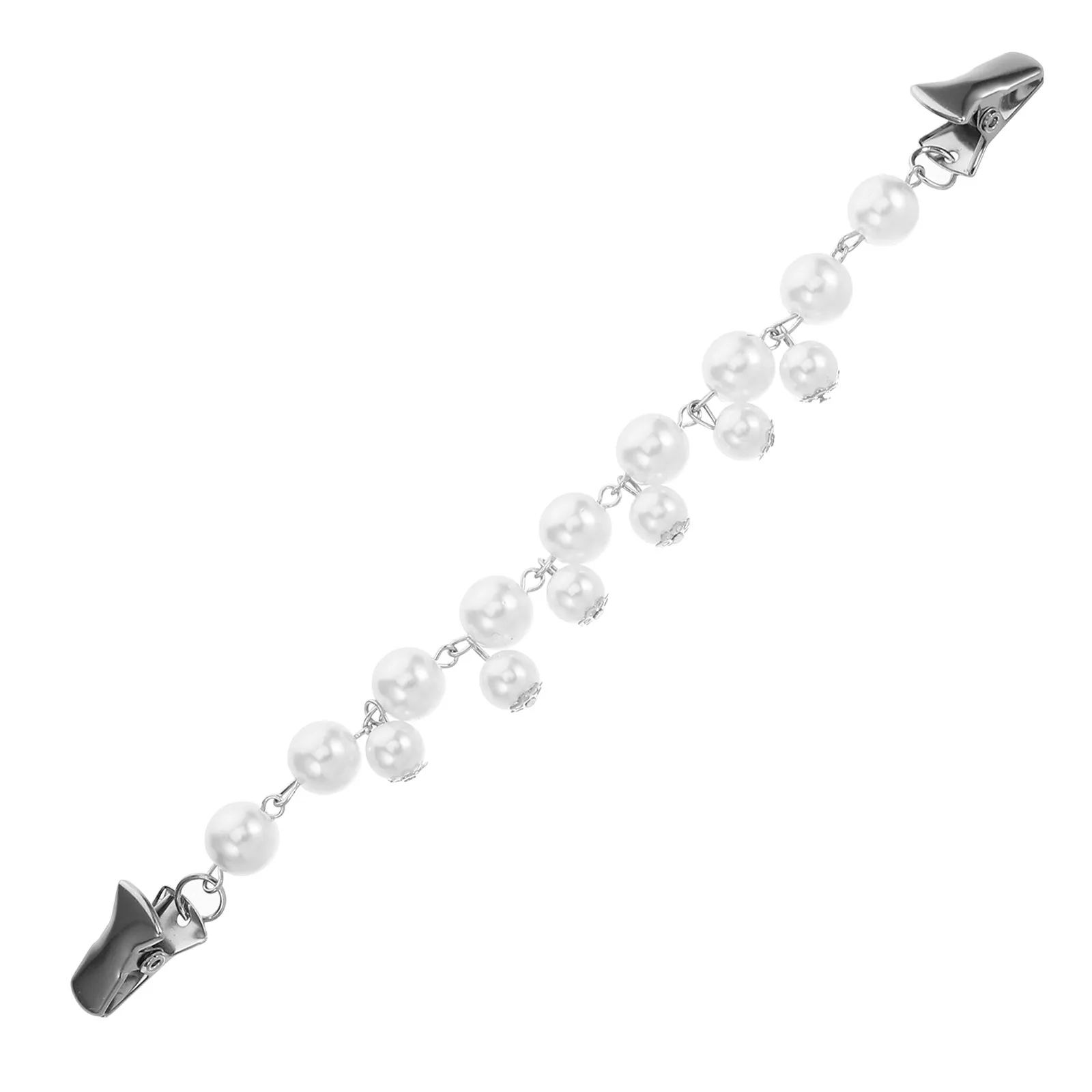 Cloak Chain Clasps Dress Brooch Cardigan Sweater Clips Clothing Cinch for Dresses