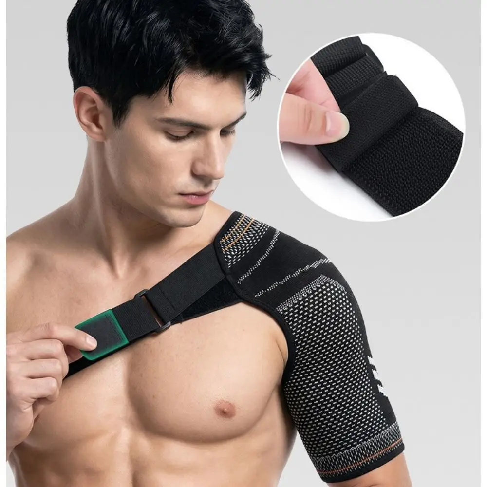 Adjustable Compression Strap Shoulder Support Brace Adjustable Compression Compression Sleeve Fixed Support Sweat-Absorbent