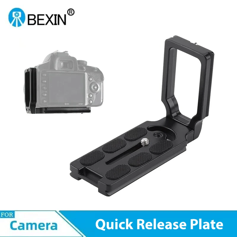 BEXIN MPU-105L Vertical Plate Tripod Area Stand Quick Release L Plate Universal Camera Plate For Dslr Camera Tripod Ball Head