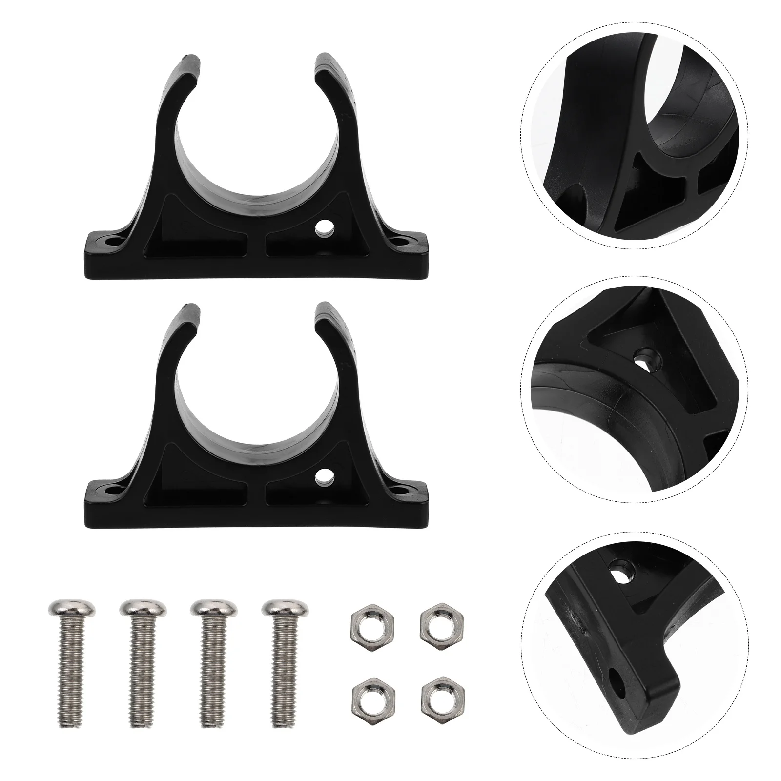 

1 Pair Plastic Paddle Clip For Kayak Boat Mount Holder Fix Outdoor Water Sports Universal Paddle Accessories Tool