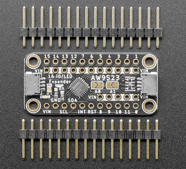 

4886 AW9523 GPIO Expander and LED Driver Breakout - STEMMA QT / Qwiic