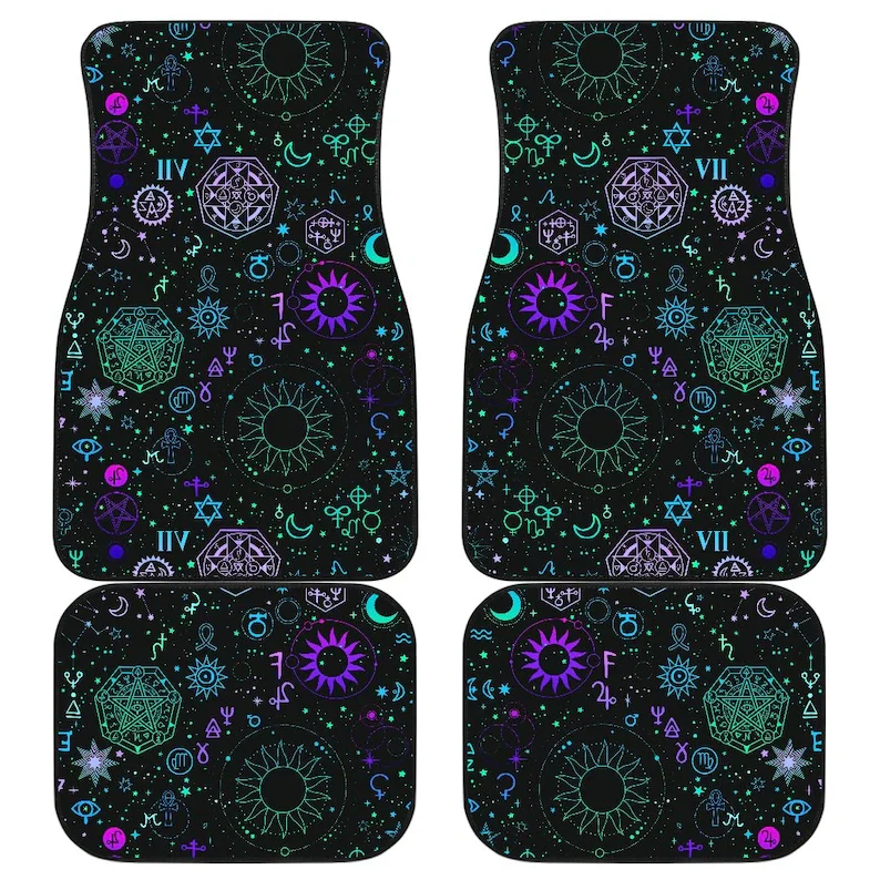 Celestial Car Mats, Car Accessories For Women, Car Floor Mats, Car Decor, Cute Car Accessories, Zodiac Decor, Car Mats, Floor Ma