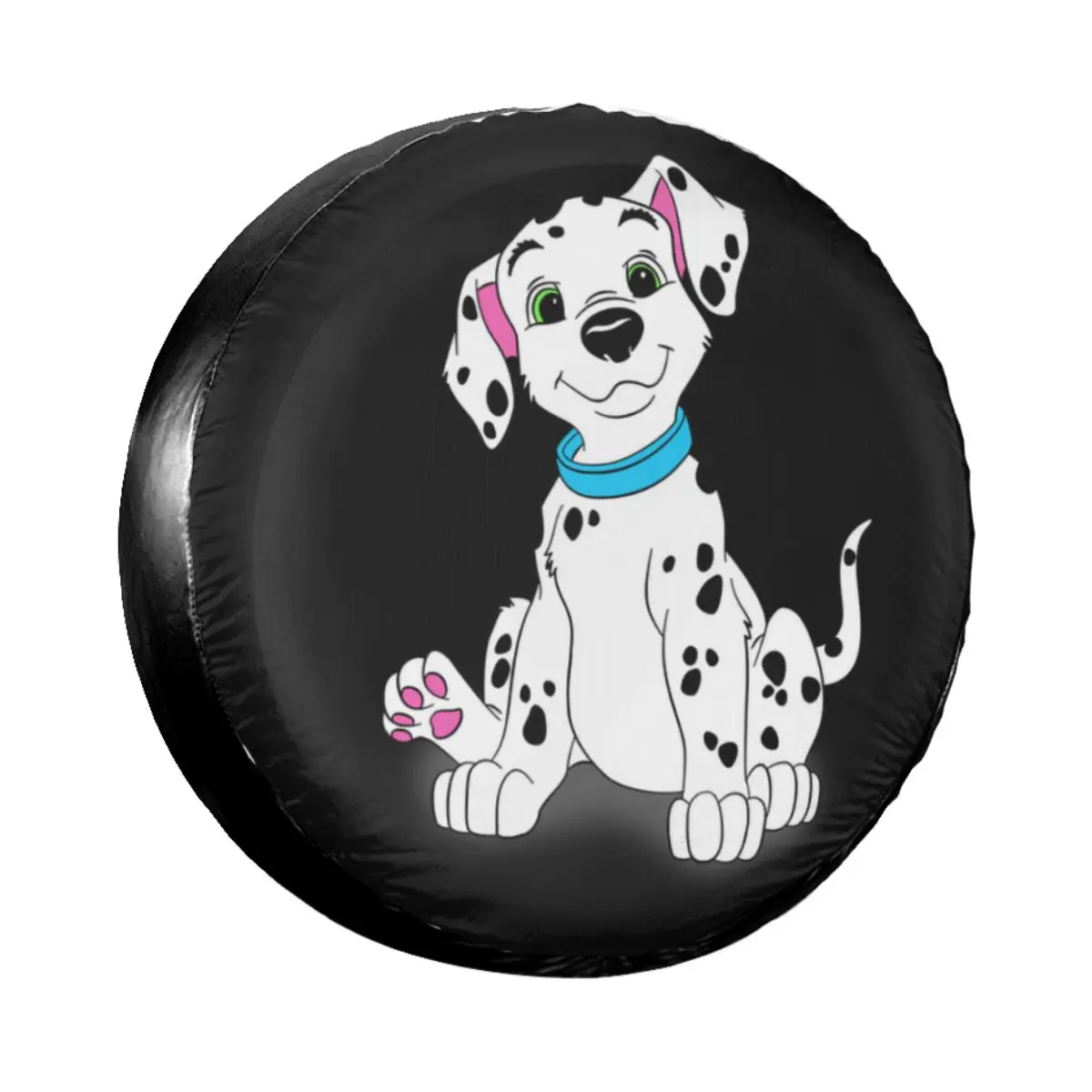 Dalmatian Dog Puppy Spare Wheel Tire Cover Case Bag Pouch for Jeep Pajero Dog Pet Dust-Proof Vehicle Accessories 14