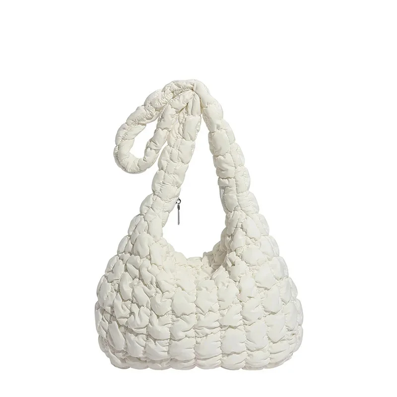 2025 شتاء جديد إمرأة سعة كبيرة حقيبة كروسبودي المتخصصة ريترو ستايل تخفيف حقيبة كتف أسفل السترات موضة عادية #5