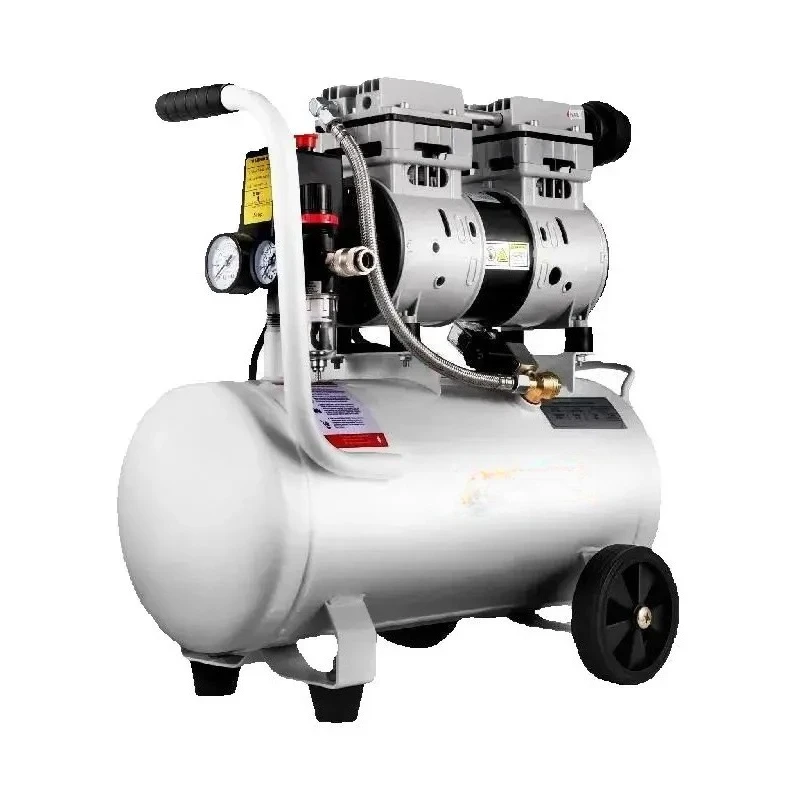 for*-SucceBuy 25/60L Air Compressor 110V/240V Silent Oil-Free Compressor 750W 1 HP For Home Repair  Inflation Whisper Compressor