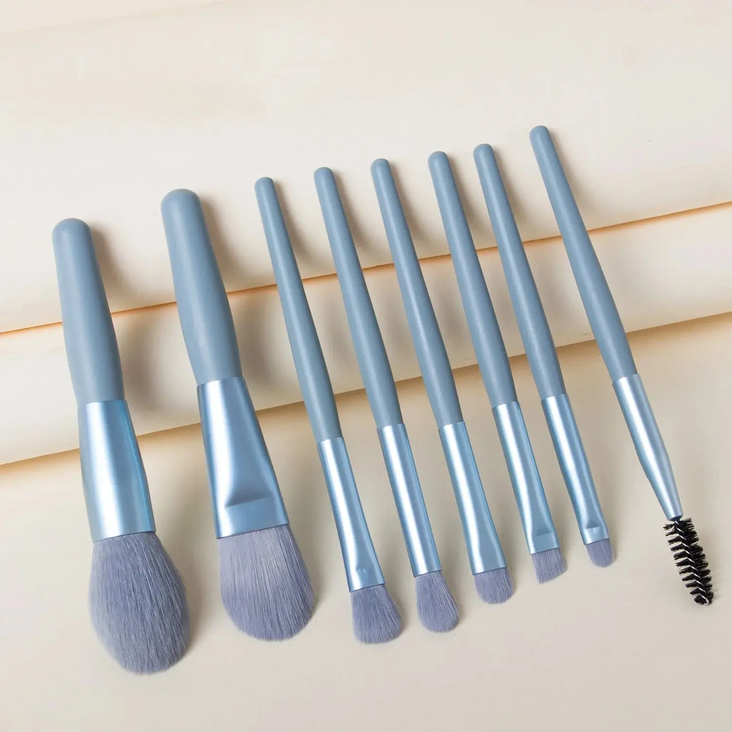 8 Stuks Marmeren Make-Up Borstels Set Met Make-Up Sponzen Met Gezicht Wasborstel Make-Up Borstels Make-Up Tools