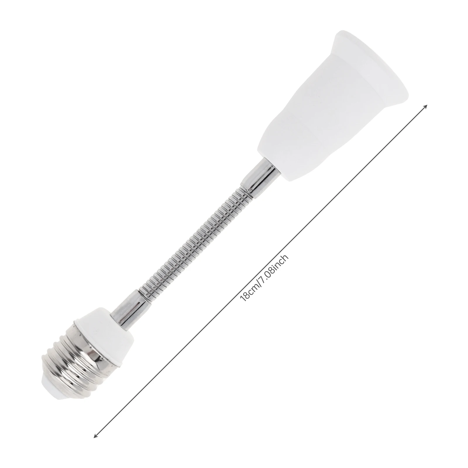 E27 To E27 180mm Extend Base Adapter LED Light Bulb Holder Lamp Converter Socket  Extend Light Adapter