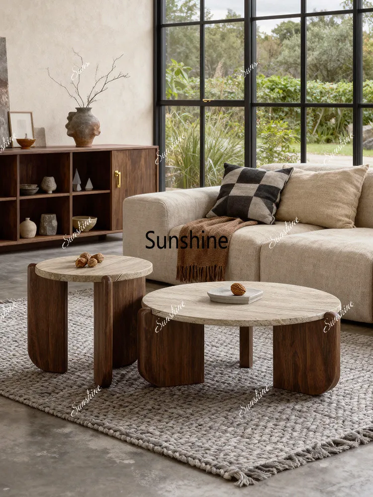 

Medieval B & B living room marble coffee table coffee table