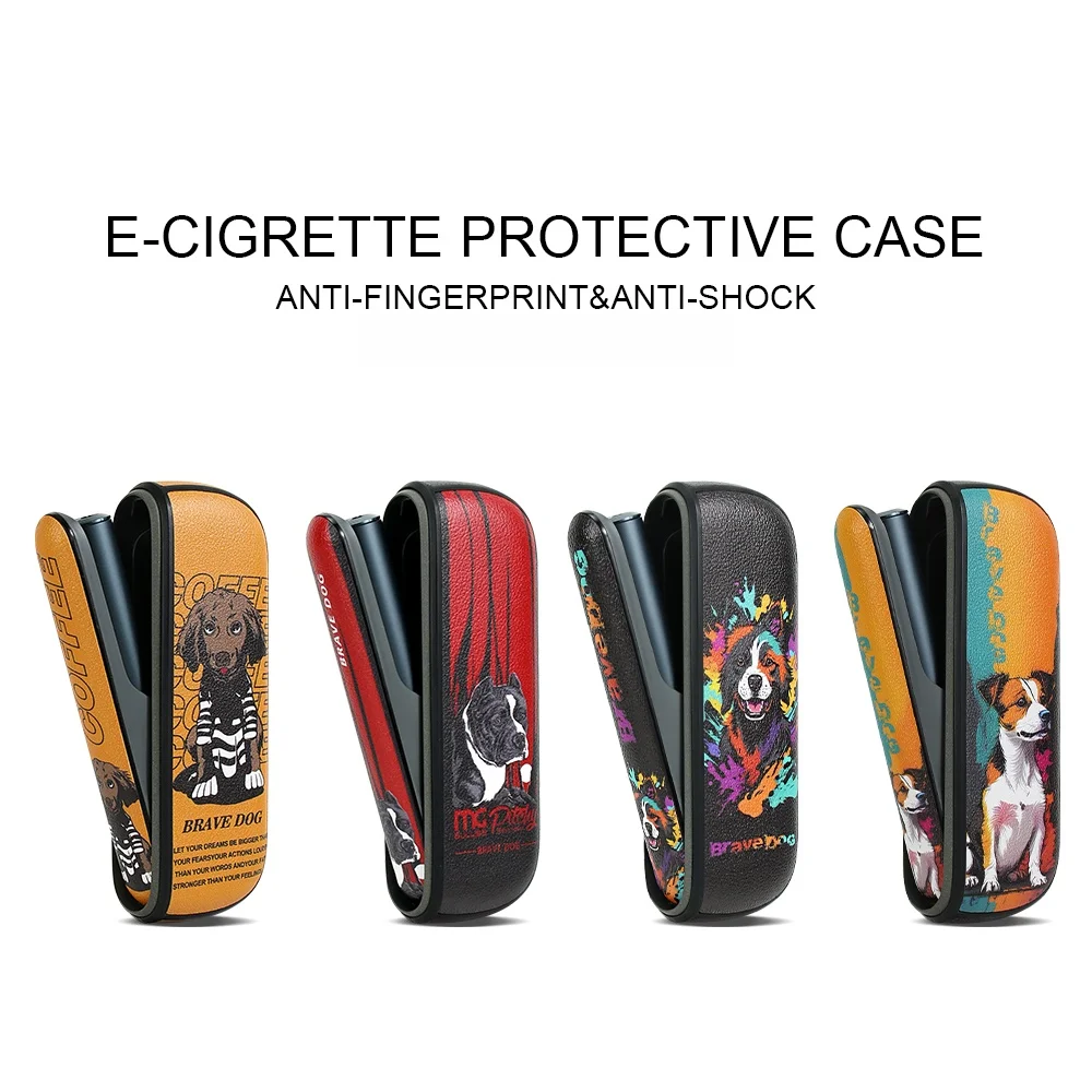 JINXINGCHENG Case+Side Cover for IQOS ILLUMA E-cigarette Replaceable Leather Funda for IQOS ILLUMA I 7th 8th Accesorios