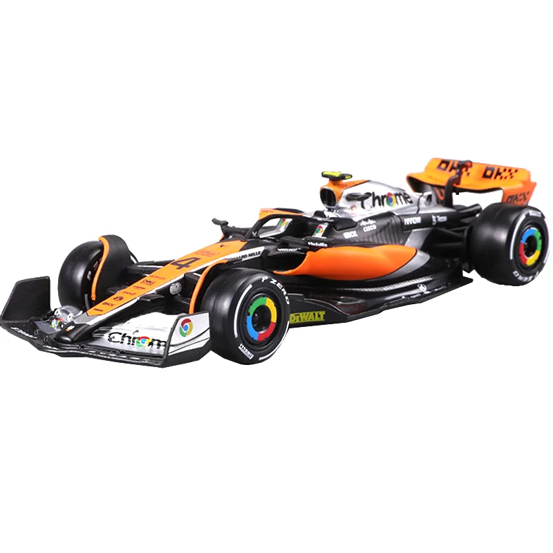 Bburago Nieuwe 2023 Mclaren F1 Team Kampioen Red Bull Racing Heuer Rb19 Alpine A523 Formule Één Legering Super Speelgoed Alfa C43 Model Auto