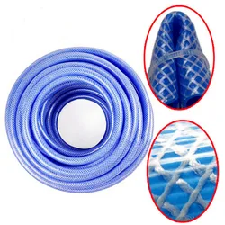 Blue Tube Highland Water Hose, Adjustable, Endurable Pipes, Household Washing, Car or Garden Hoses, 5 m/Pack, 2017, 1, 2 Inch