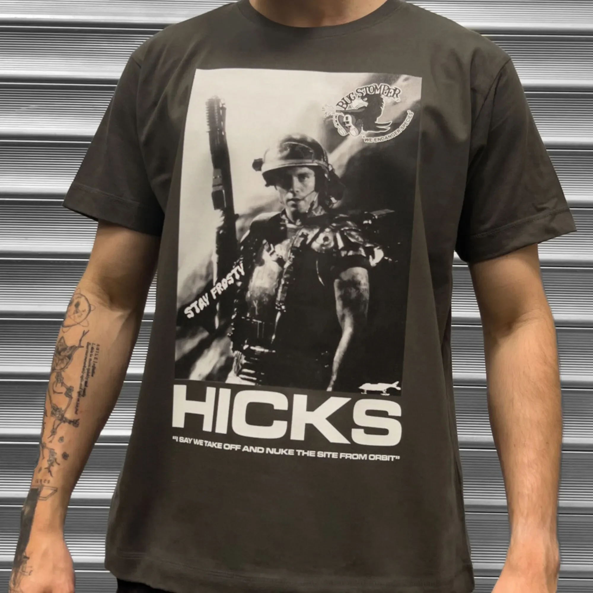 Aliens USCM Colonial Marine Corporal Hicks Mens T Shirt