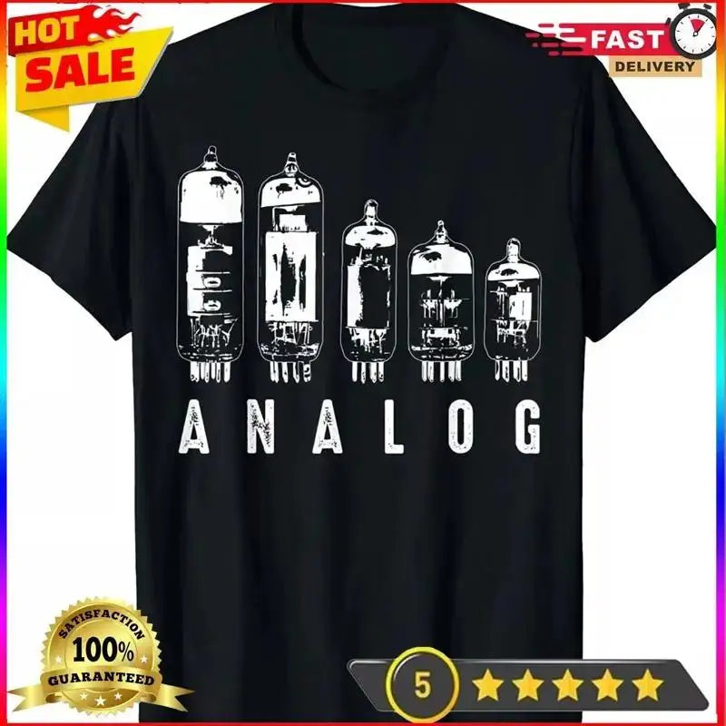 NEW LIMITED Cool Analog Vacuum Gift - Funny Vintage Tee T-Shirt S-5XL