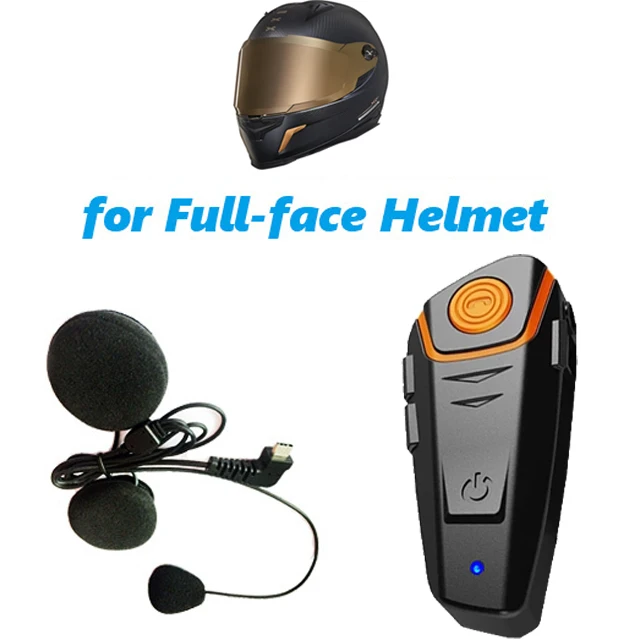 BT-S2NS Motorhelm BT Headset Intercom Moto Waterdichte Multi BT Interphone 1000M Interfones MP3 FM Intercomunicador