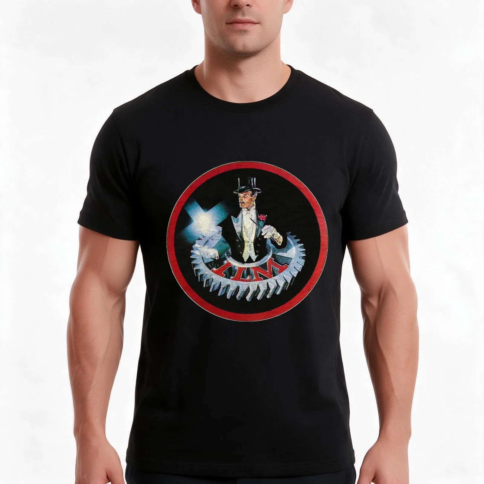 ILM Industrial Light & Magic Vintage Magician T-Shirt, Summer Casual Cotton Tee, Oversized Streetwear Tops, Unisex Men Women