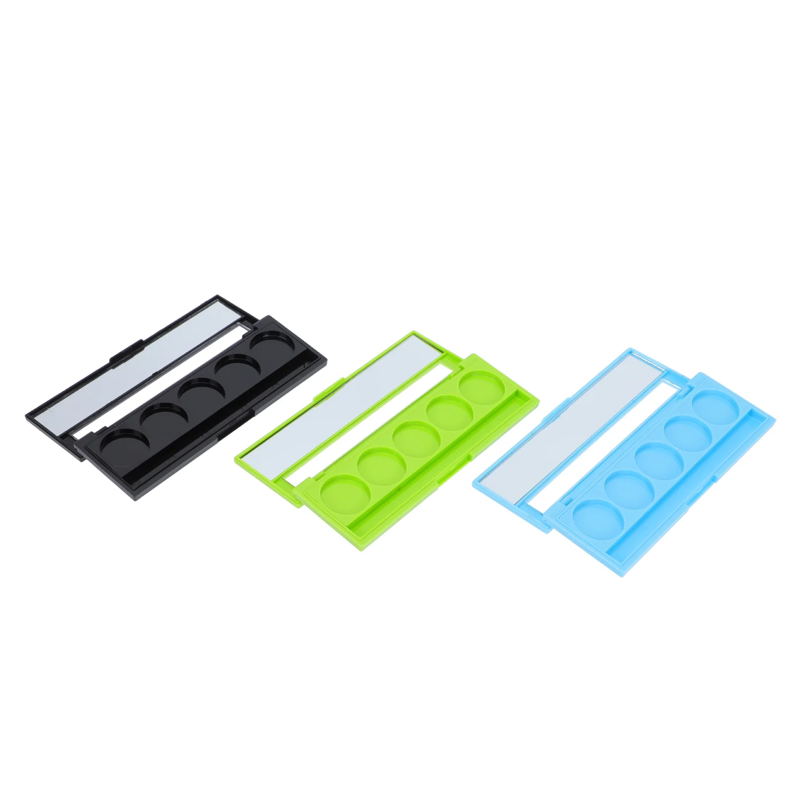 3 Pcs Eye Shadow Box Cosmetics Sub Container Makeup Storage Case Eyeshadow Plastic Organizer Child