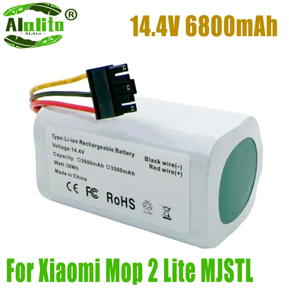 Nuova batteria 14.4V 6800mAh N011-4S1P per Xiaomi Mi Robot aspirapolvere 2 Lite MJSTL aspirapolvere