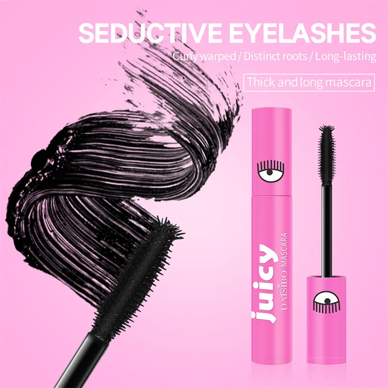 Mascara allungante per ciglia Impermeabile a lunga durata Ciglia setose Estensione ciglia nere Trucco Cosmetico coreano per occhi di bellezza