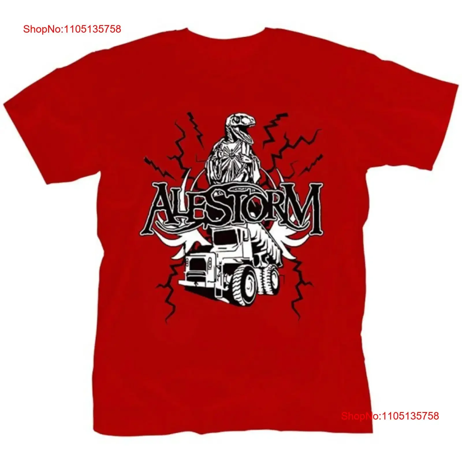 Alestorm Band Music Lover Heavy Cotton Red T Shirt Full Size SG189 vintage Washed homme Stylish Breathable streetwear Soft