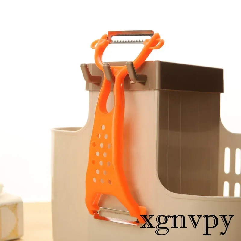 xgnvpy Multifunctional Vegetable Fruit Peeler Cutter Cucumber Carrot Potato Double Head Slicer Knife Kitchen Cooking Gadget