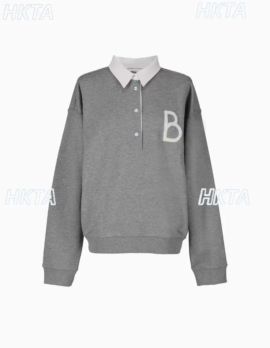 Original Japanese Letter B Embroidered Sweatshirt Jacket Sweatpants Set Autumn New Long-sleeve Hoodie Pullover Casual Pants Lady