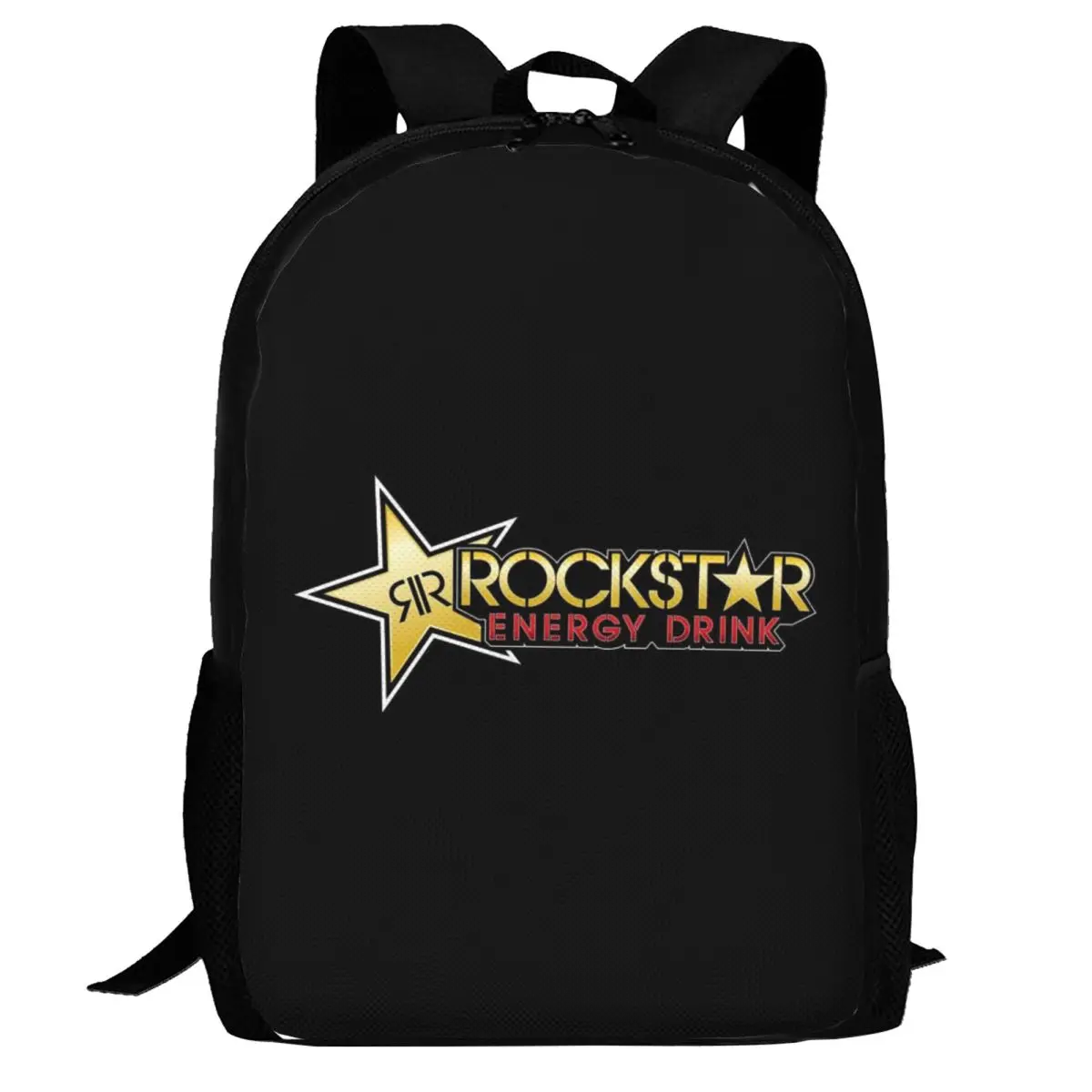 

Rockstar Energy Drink Backpack Daypack Large Capacity Children BookBag School Bag Shoulder Bags for Men Women
