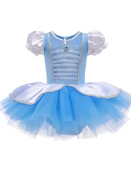 Toddler Girls Tutu Dresses Strap Shiny Tulle Ballet Leotard Ballerina Costume for Dance Kids Cosplay Clothes 100-140