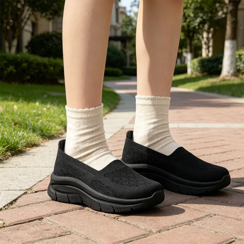

Skechers Women Slip On Casual Shoes Breathable Soft Sole Non-slip Lazy Sneakers Daily Walking Shoes 159564-BBK