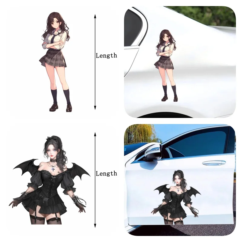 Car Stickers Beautiful and cute girl stickers with waterproof self-adhesive properties Vinyl Decal Car Accessories