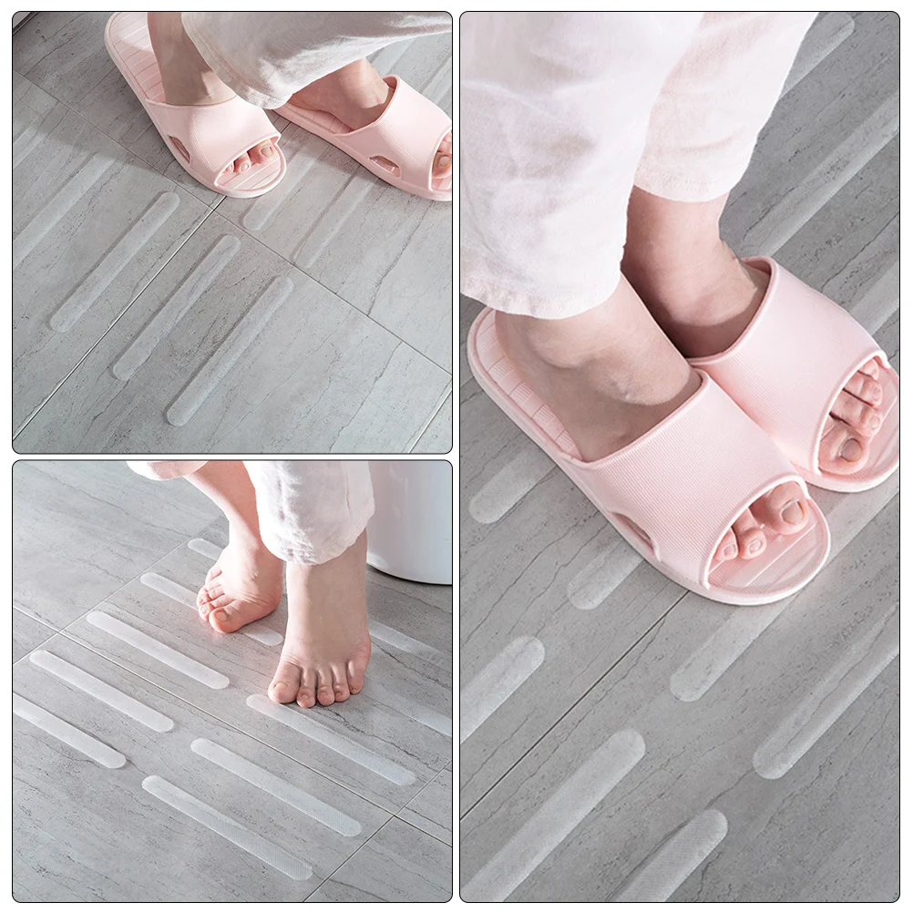 

20pcs Non Slip Bath Stickers Bathroom Anti S Strips Shower Safety Tread Pads Bathtub Stair Nons Tiles Self Adhesive