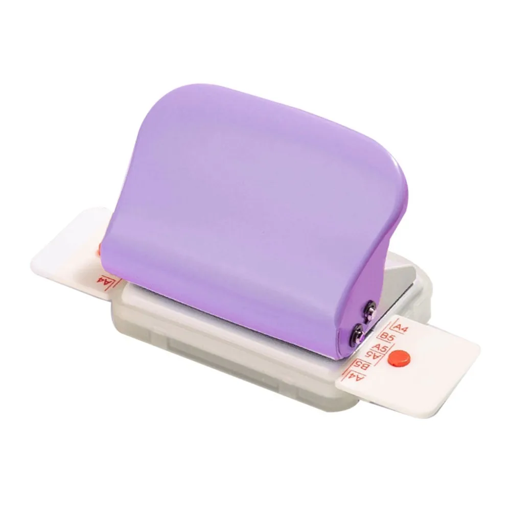 Multi Holes Mini Hole Puncher Light Weight Handheld Hole Punch Machine Small Size Portable Loose Leaf Punch DIY Craft Project