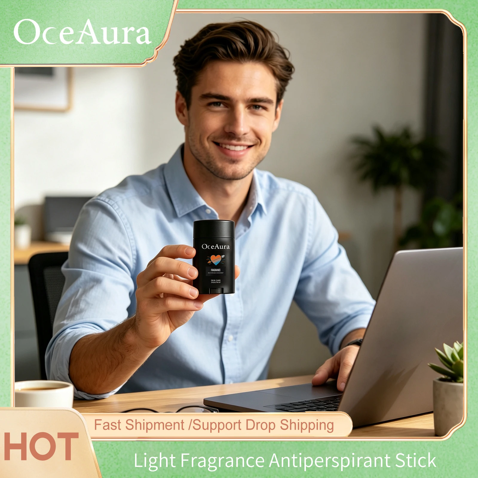 Men Deodorant Stick Anti Sweating Sweat And Odor Protection Lasting Fragrance Armpit All-Day Dry 48-Hour Underarm Refresh Sticks