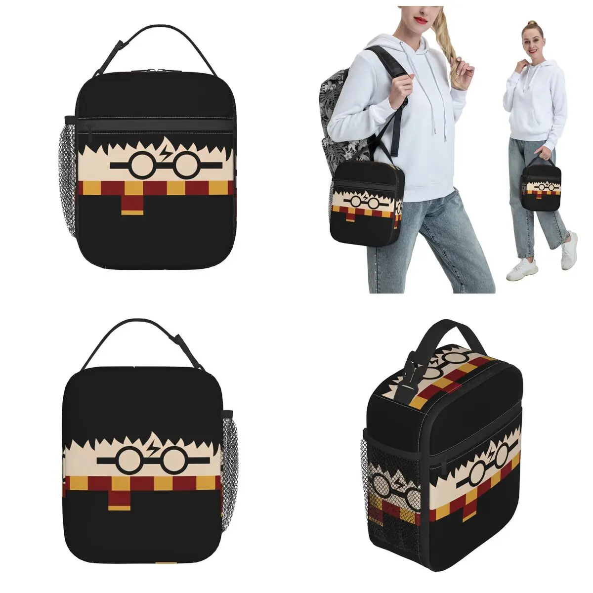 Insulated Lunch Box Harries Movie P-Potters Magic World Merch Storage Food Box New Arrival Thermal Cooler Lunch Box For Picnic