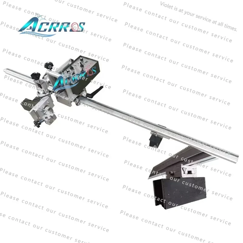 1500mm Magnetic Rail Welding Carriage, MIG Weaving Fillet Linear Seam Welding Tractor with Oscillator
