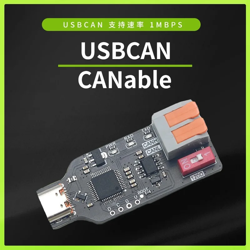 USB To CAN Adapter Linux Driverless SocketCAN Support CAN Bus Communication Debug Analyzer Module