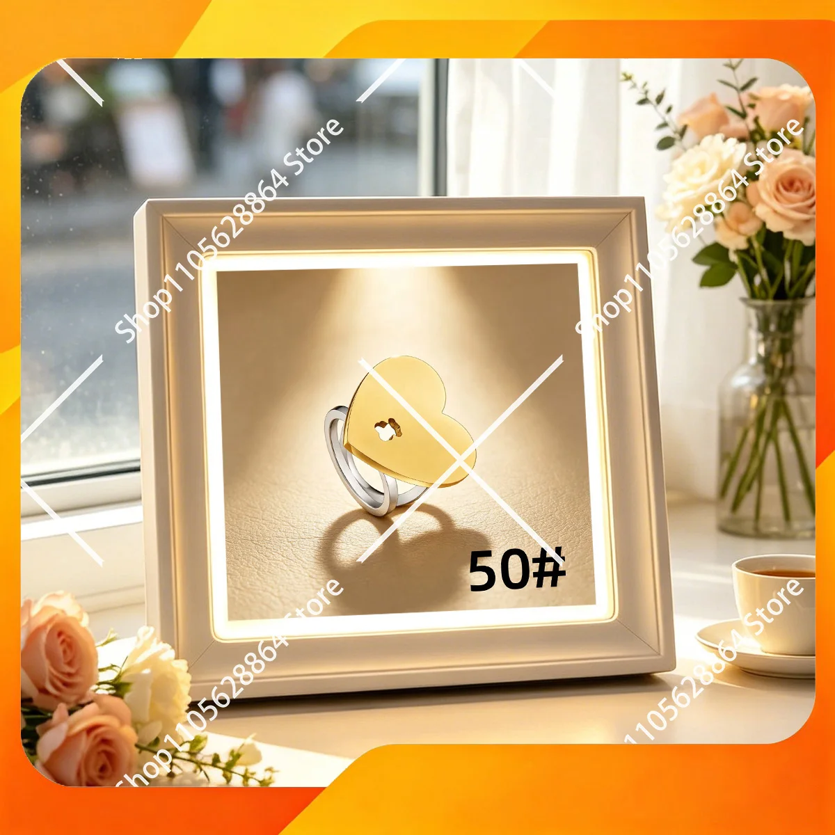 Tarjetas Fotográficas, Nuevo Catálogo de Anillos para Fotos - Colores Sólidos y Simples - Ideas de Regalos Perfectas