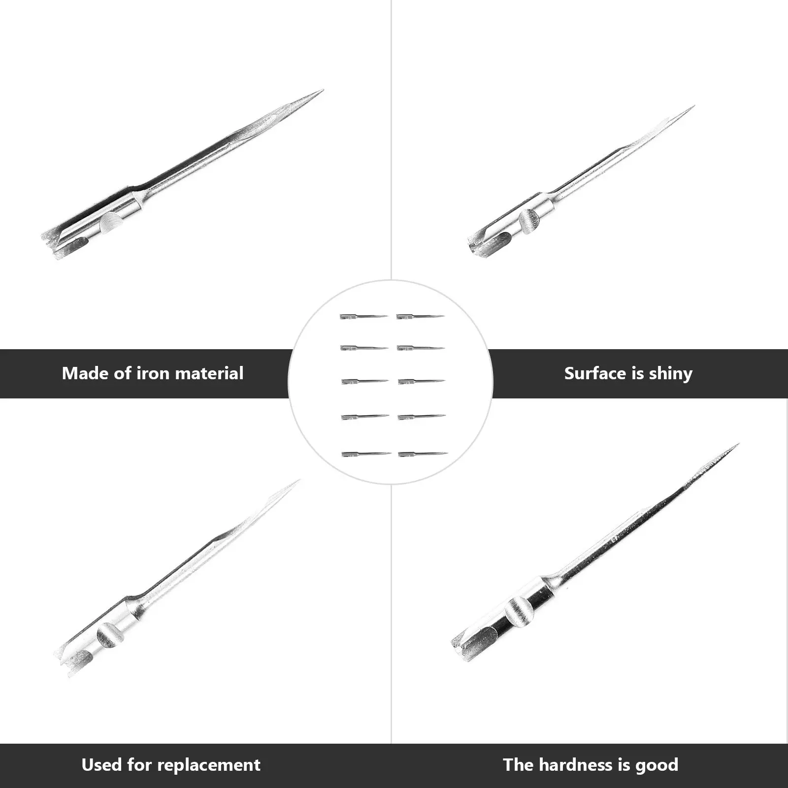 10Pcs Iron Tagger Needles Premium Replacement Needles for Tagging Machines Used in Retail Clothing Stores Label Tag Machine