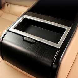 Car Rear Armrest Storage Box Panel Decoration Cover Interior Protection Sticker Accessories For Lexus ES 200 250 300h 2018-2024