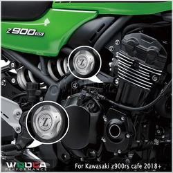 WOOGA Frame Hole Caps Frame Clips Covers For 2018-2022 Kawasaki z900rs cafe Motorcycle Accessories CNC Aluminum Z900 RS CAFE