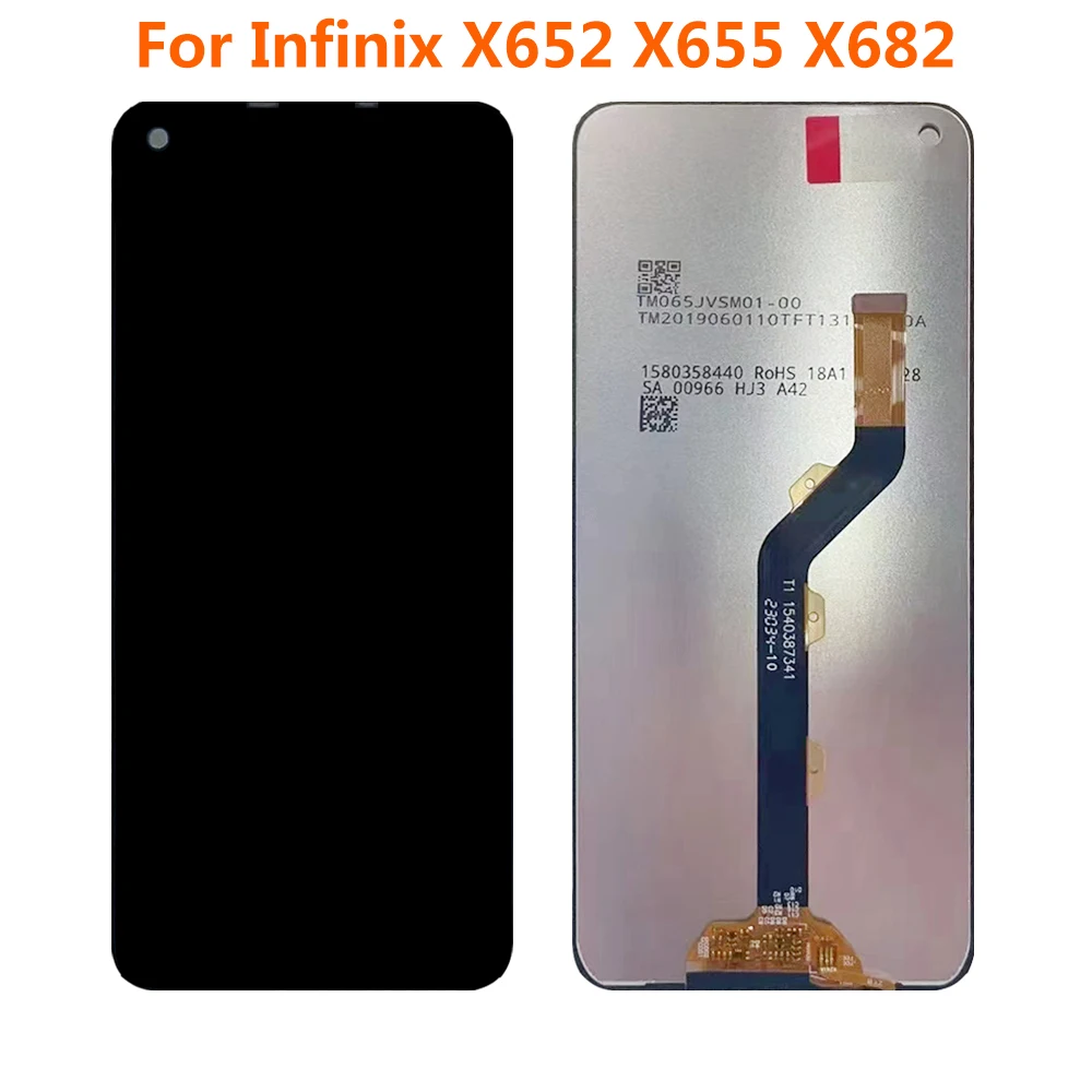 

6.6" For Infinix Hot 9 X655 X655C X655D LCD Hot9Pro X655F Display Touch Screen Digitizer Assembly For Infinix S5 X652 LCD Repair