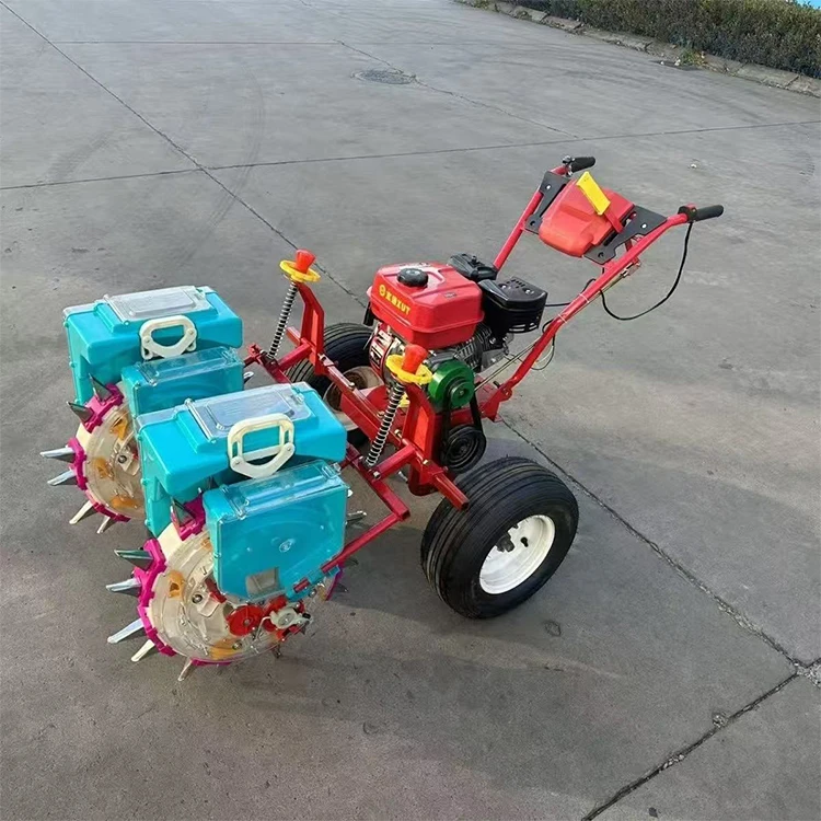 2 Row 5 Row Power Petrol Engine Seeder Planter Corn Peanuts Soybeans Sorghum Rice Maize Seeder
