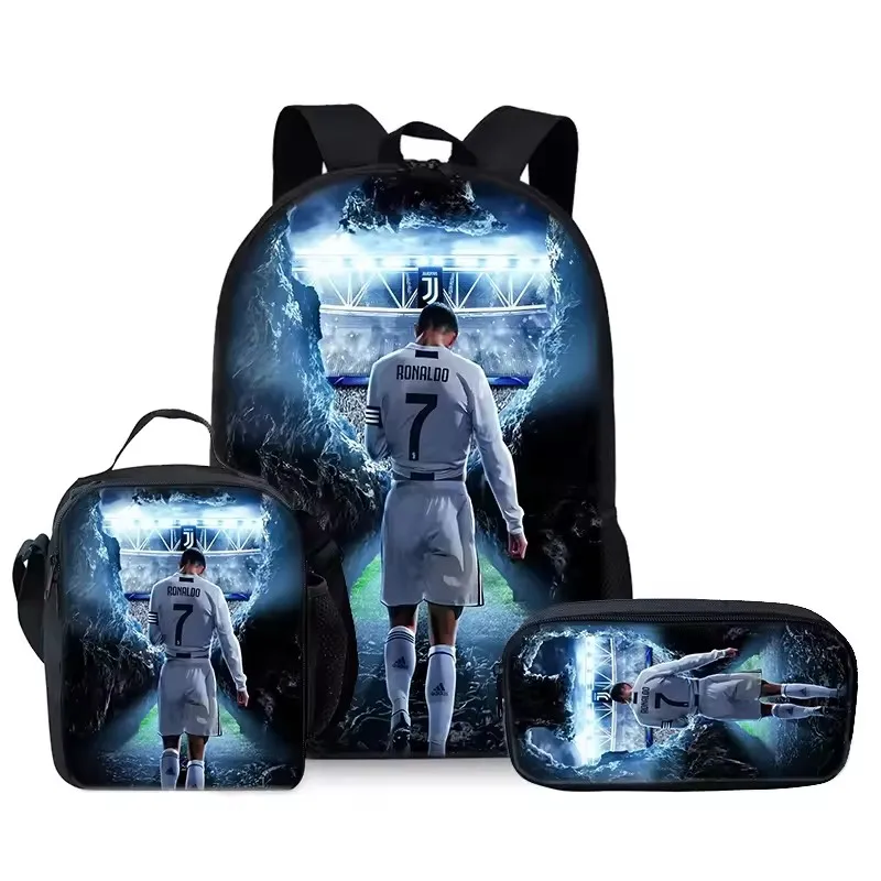 

New Colorful Number 67 Backpacks Print 3Pcs Set Backpacks for Boy Girls Best Gifts 3D Flat Cartoon School Bag Primary Mochilas