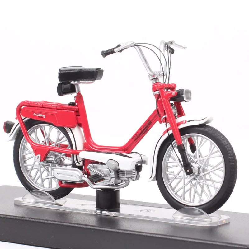 

Classic 1/18 Scale Atlas Malagnti Dribbling 50cc Moped Model Scooter Bike Diecasts & Toy Vehicles Bicycle Motorcycle Red