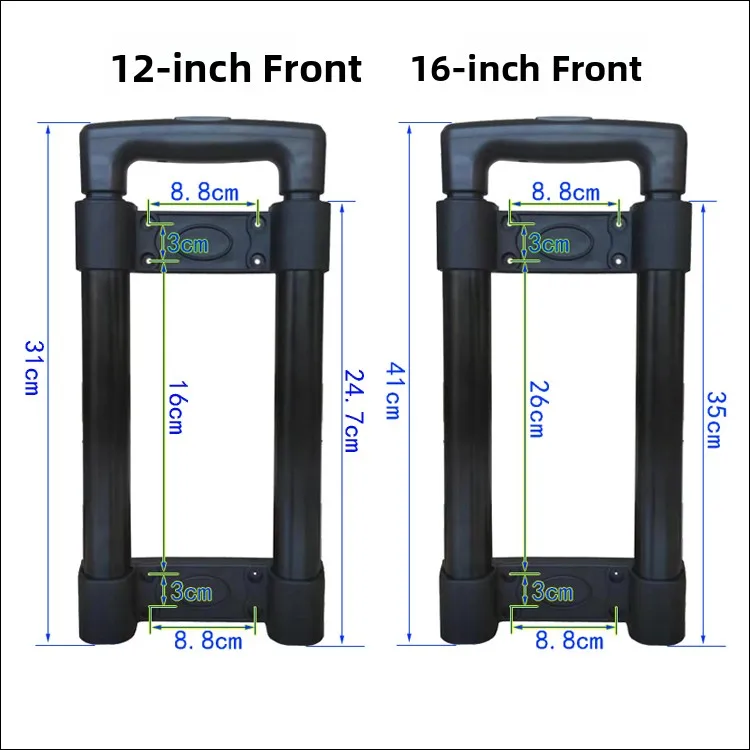 Thickened Aluminum Luggage Bag Aluminum Wooden Tool Chest Travel Bag Retractable Handle Replacement for Business Travel