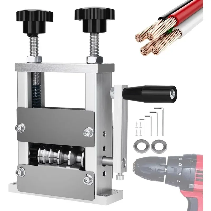 Portable wire stripper Drilling rig 6-channel wire stripper | 0.06~ 0.8 inch drive cable stripper