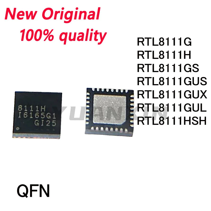 5/PCS New Original RTL8111G RTL8111H RTL8111GS RTL8111GUS RTL8111GUX RTL8111GUL RTL8111 RTL8111HSH QFN chip In Stock