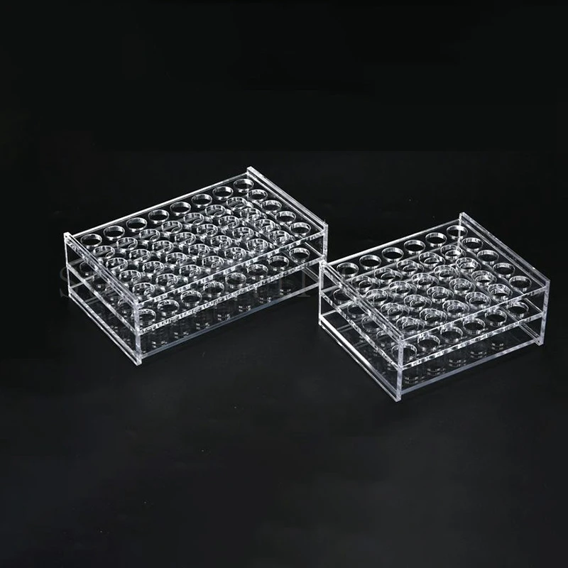 Clear Organic glass Test Tube Rack Hole Size 13/16/19/21/26/31mm PMMA Test Tubing Holder For School Lab