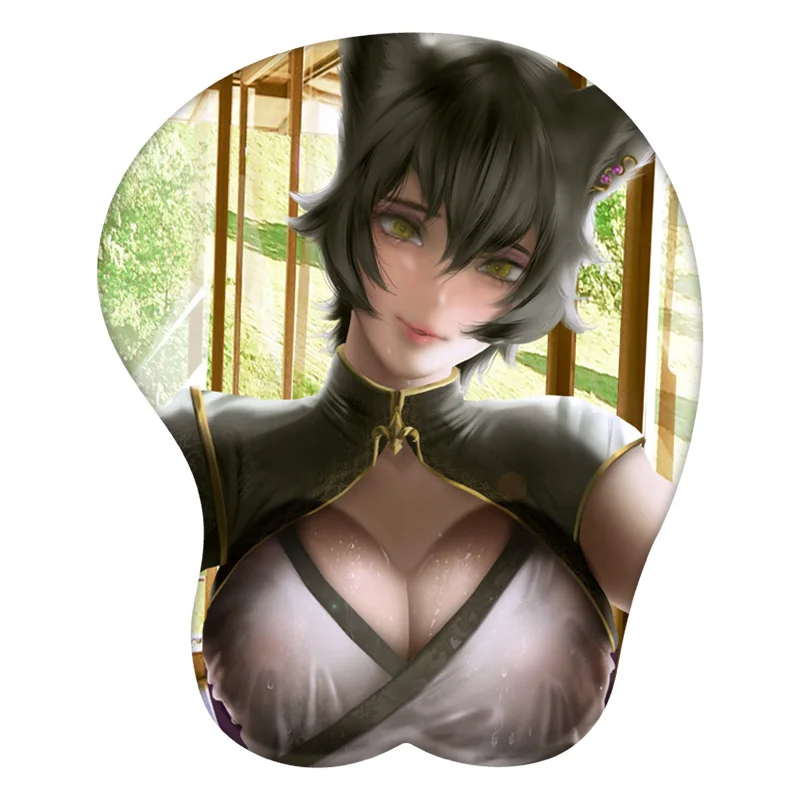

Kali Belladonna Anime 3D Mouse Pad Wrist Rest Silicone Sexy Creative Gaming Mousepad Mat