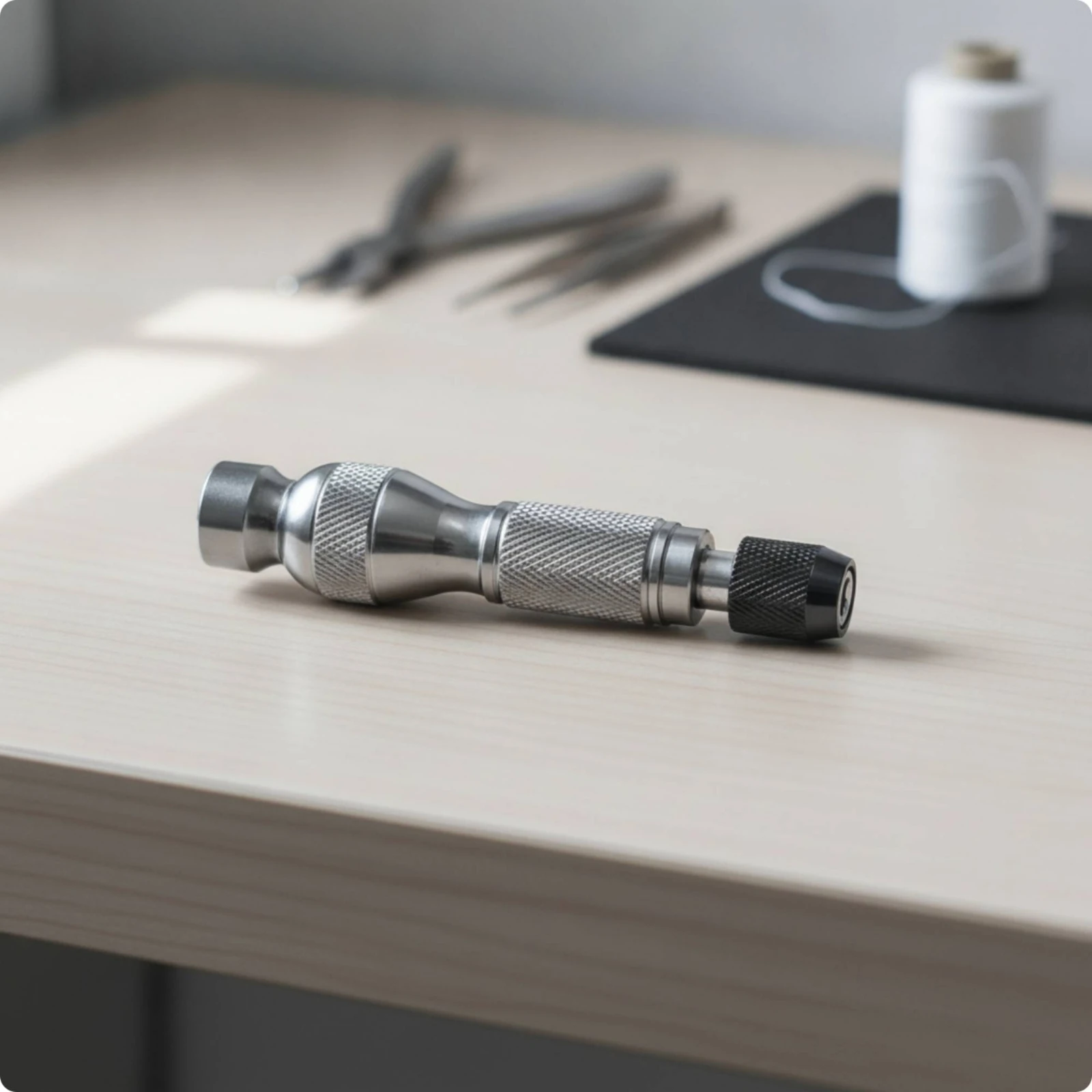 Screwdriver Handle with Bit Holder Multi-Purpose Locking Bit Driver Manual Screwdriver Holder Portable Hand Tool Slim Design view 4