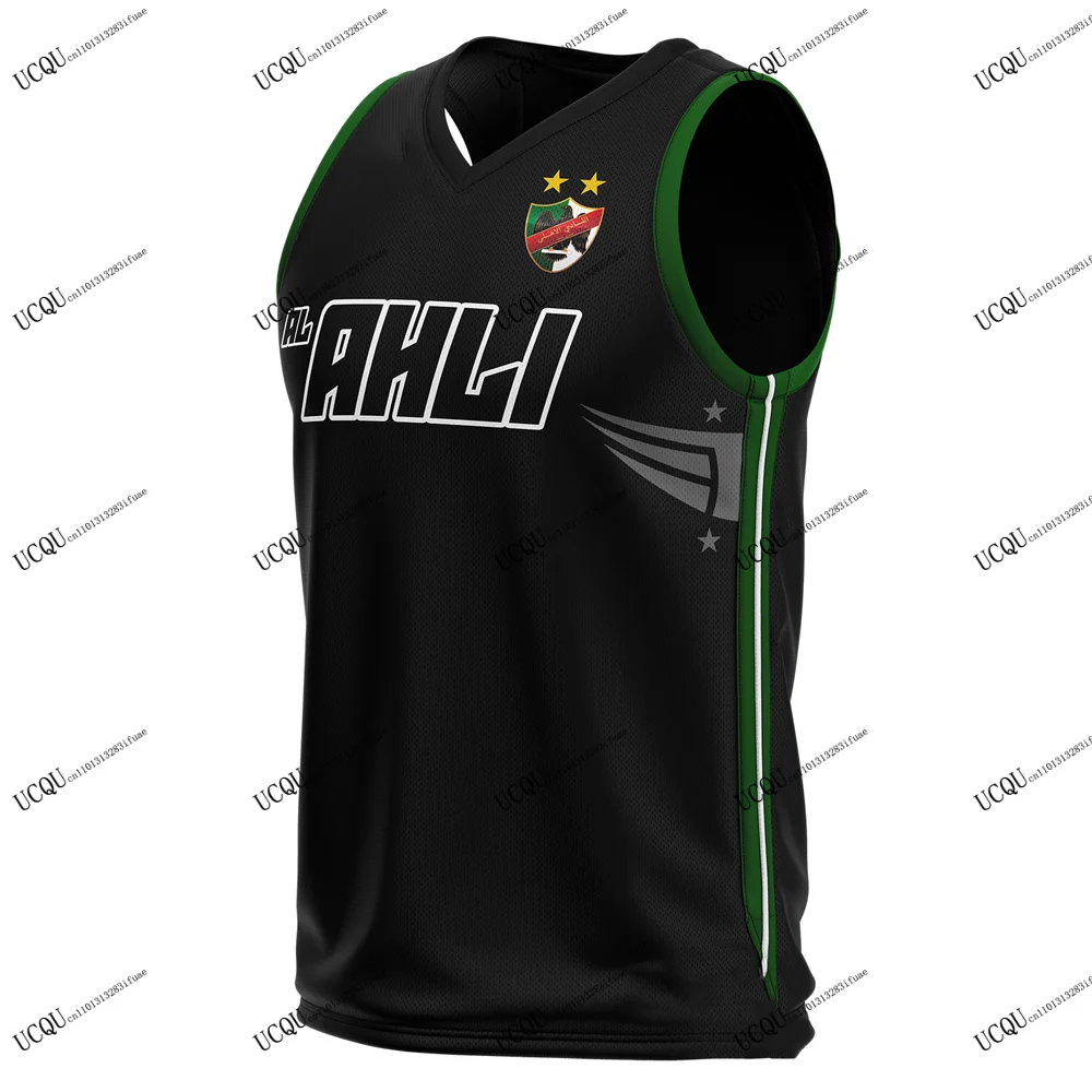 SBF الرجال آلاهي عمان 2025-26 جديد وصول المنزل جيرسي ساودي كرة السلة الدوري ثلاثية الأبعاد تي شيرت مطبوع الكبار الاطفال قميص غير رسمي للجنسين #2